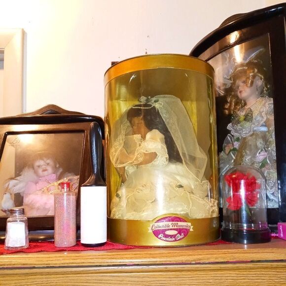 COPY - Collectors Antique porcelain doll (1990-2005) - Picture 11 of 16